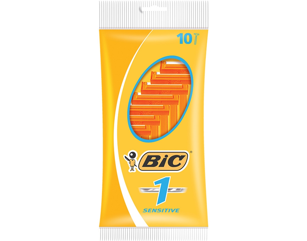 MÁQUINA BIC DESCARTÁVEL 1 SENSITIVE 10UN