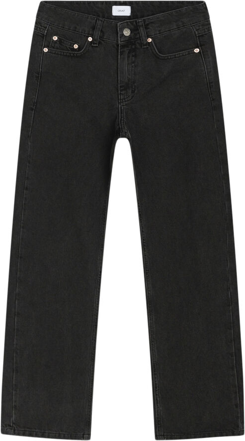 Grunt Nadia Midrise Straight Black Black vintage