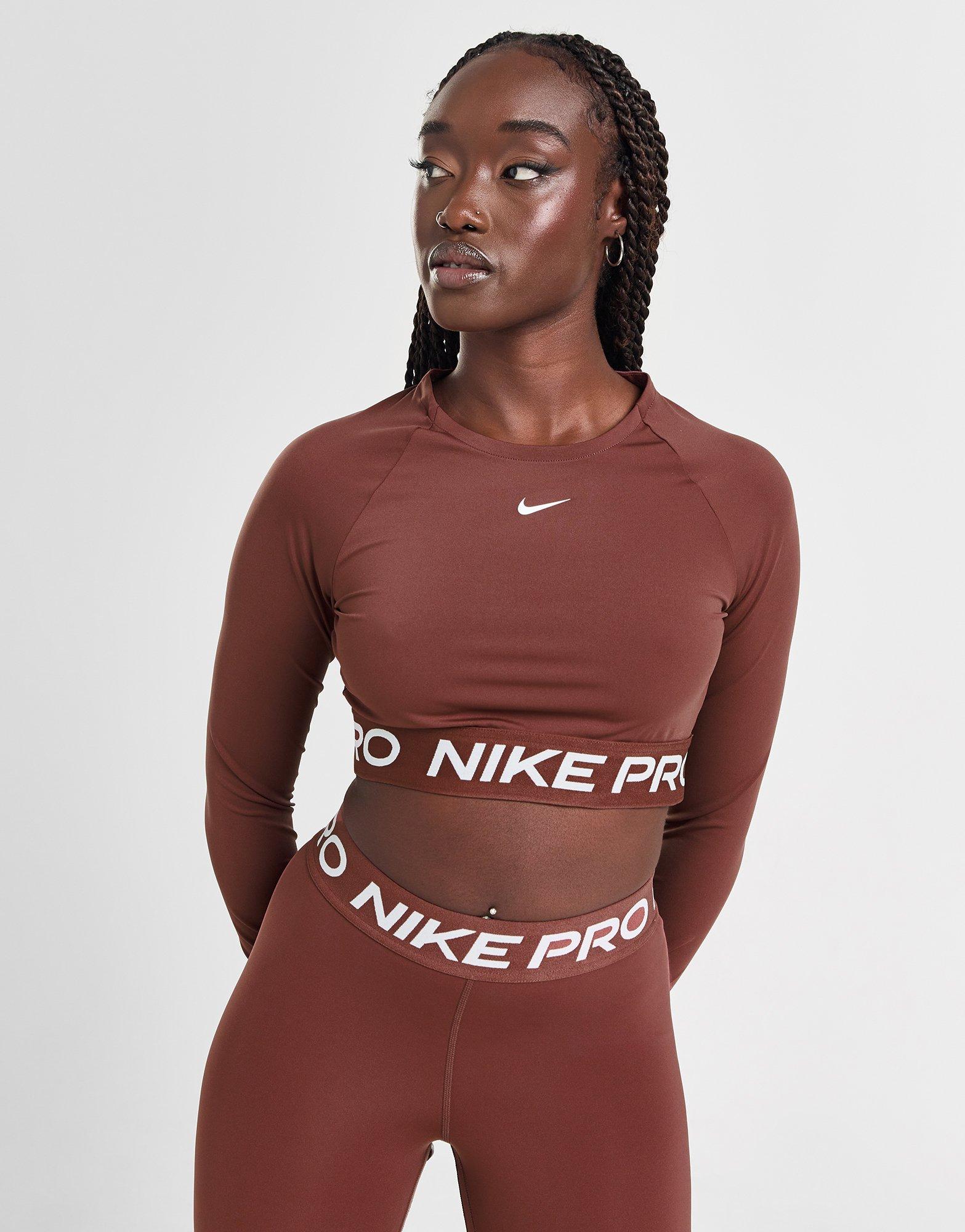 Nike Crop Top Manches Longues Pro Femme
