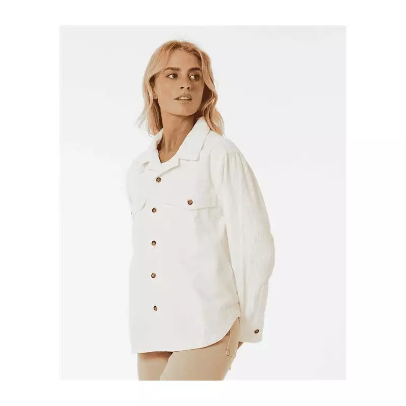 Chemise femme RIPCURL Stevie Cord Shirt Cream