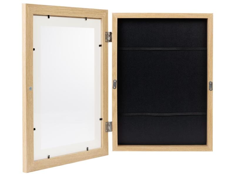 COCON Bilderrahmen für Kinderzeichnungen 34 x 25 x 4 cm, Na Kunstrahmen für Kinderzeichnungen