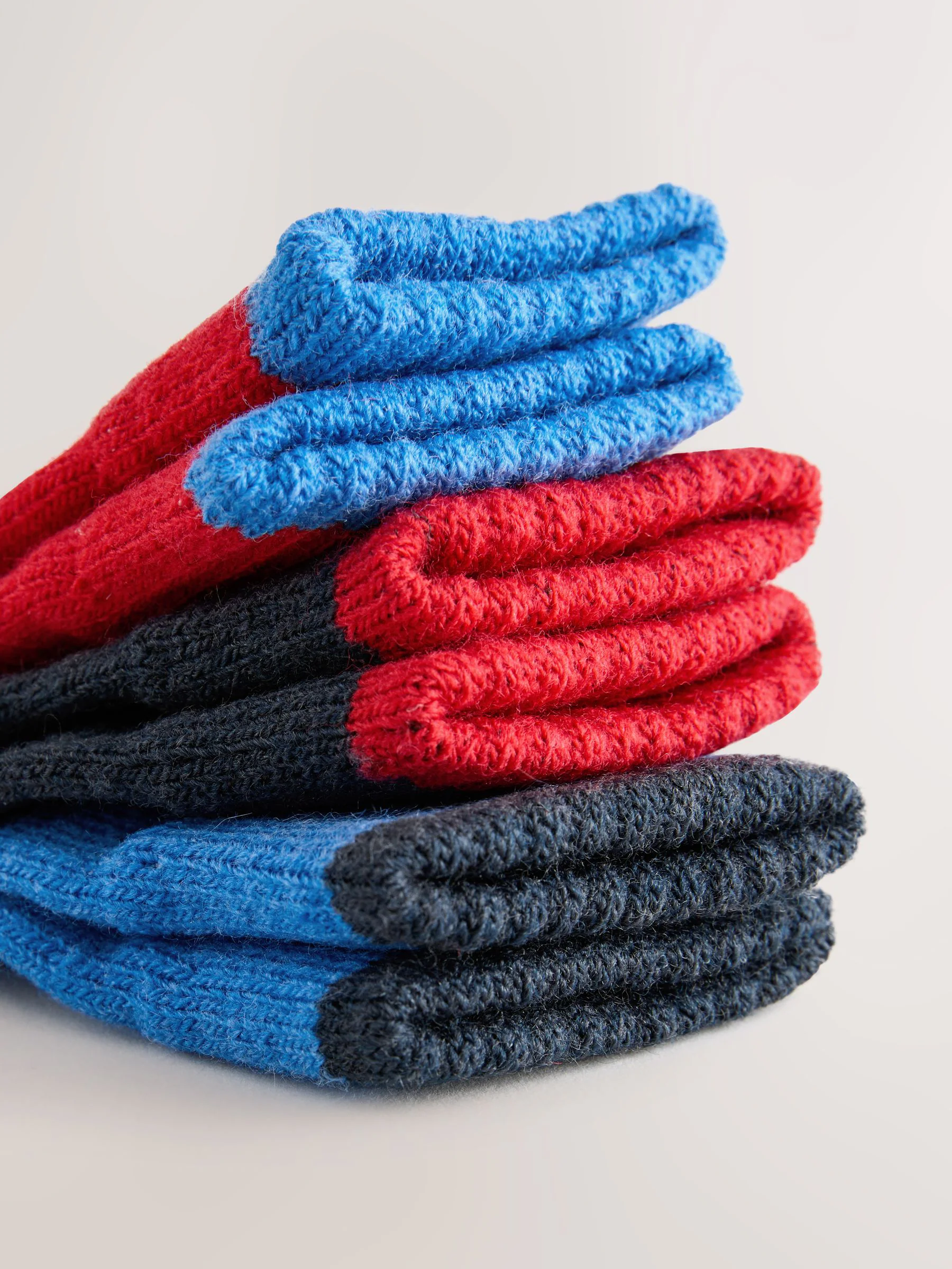 Rood/blauw - Verpakking van 3 Magic wanten handschoenen (3mnd -6jr)