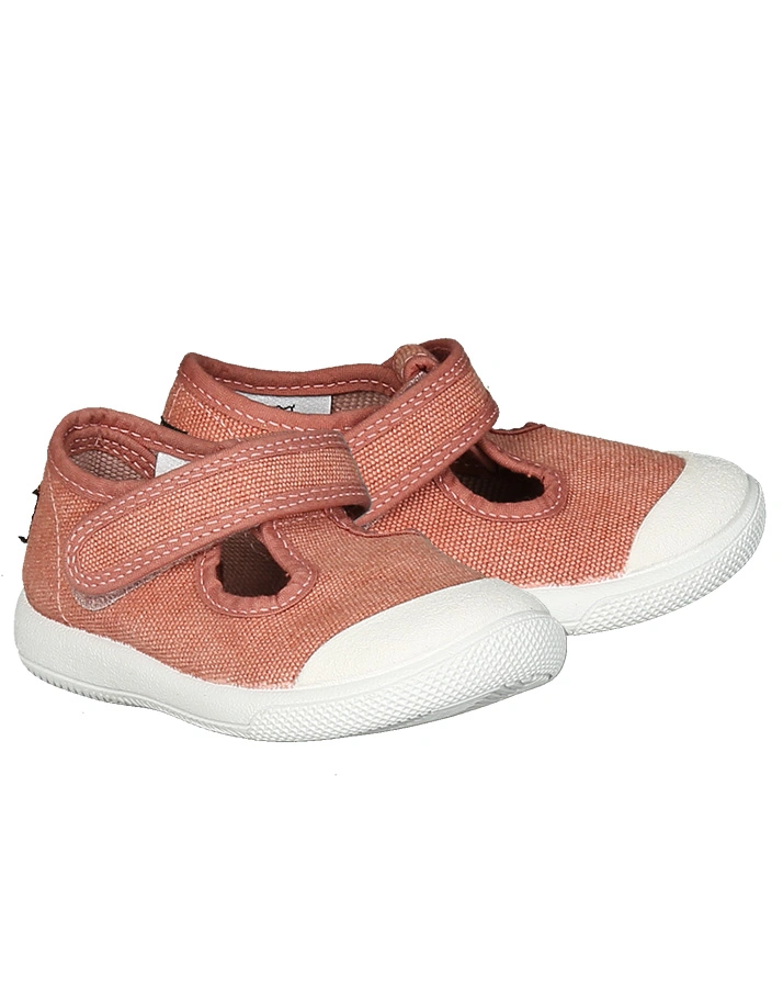 Klett-Lauflernschuhe MÖLNLYCKE TX in altrosa denim