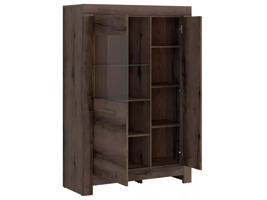 Vaisselier 2 portes Adam Bois foncé