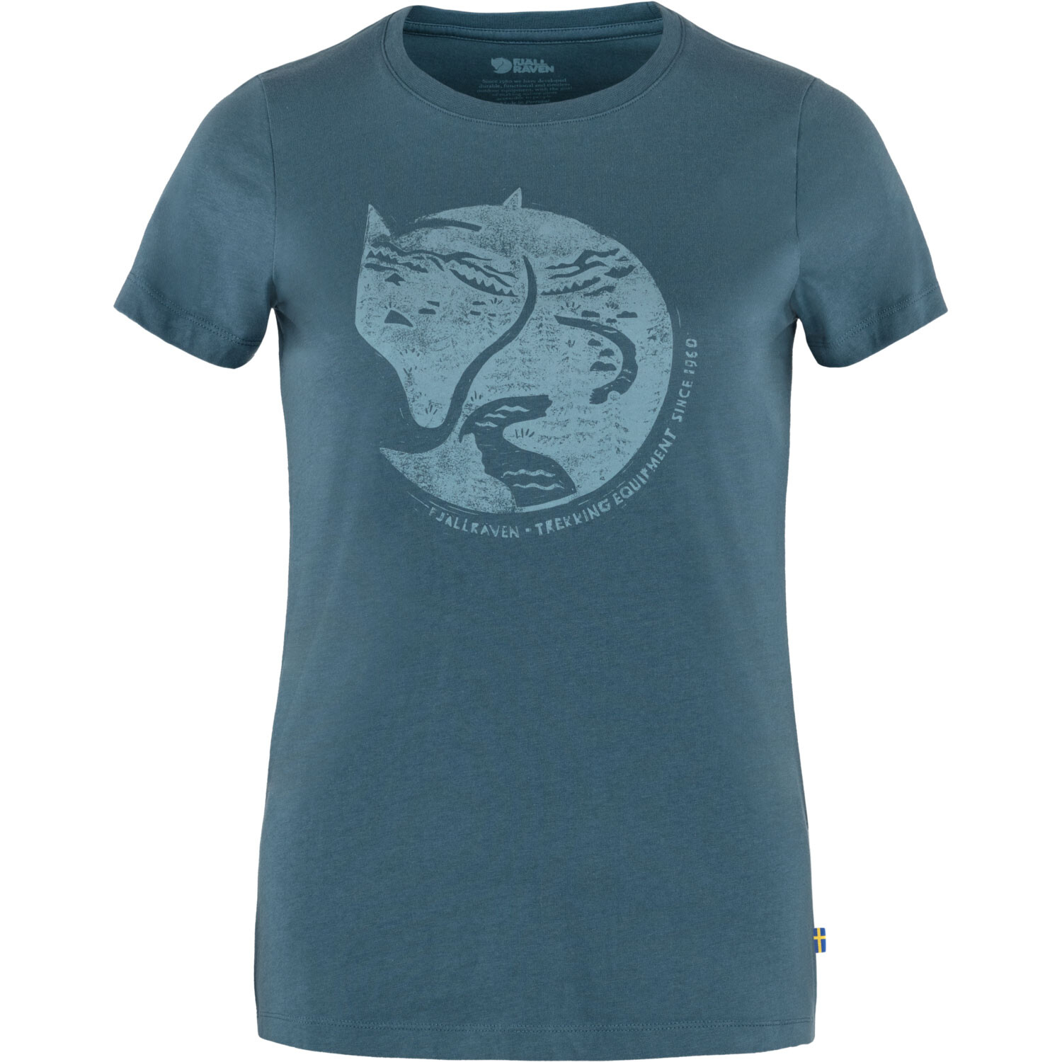 Fjällräven Womens Arctic Fox Print T-shirt