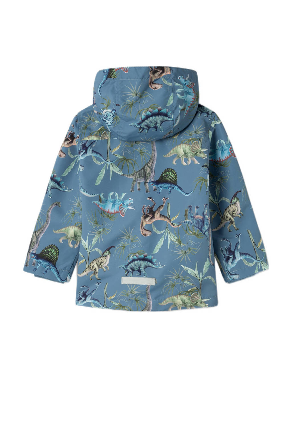 NAME IT zomerjas NMMMAX met all over print blauw/multicolor