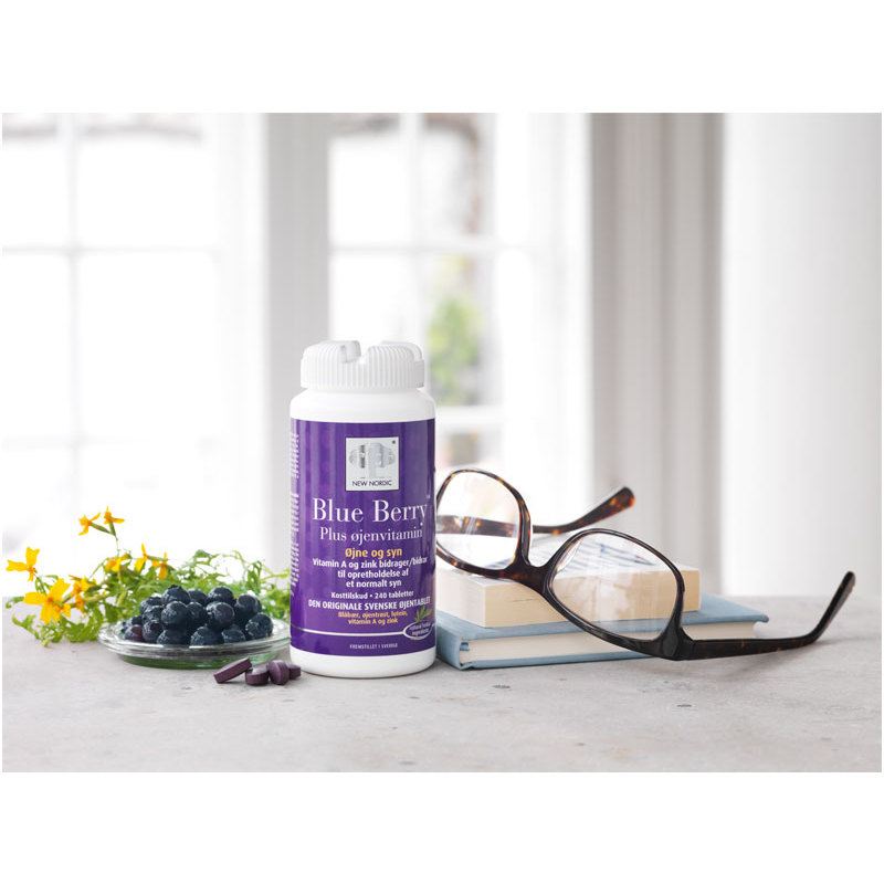New Nordic Blue Berry Plus Øjenvitamin 240 Pieces