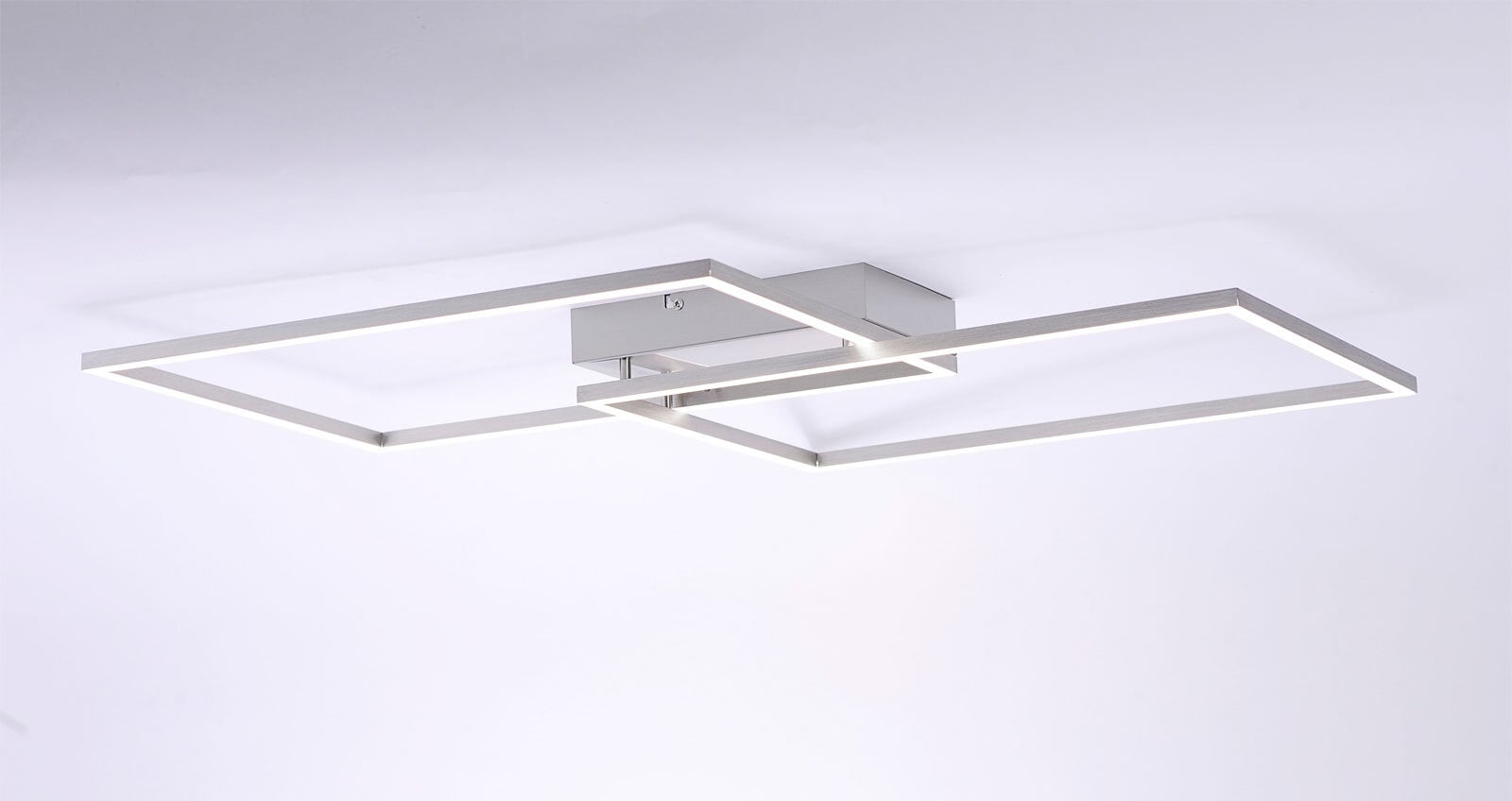 LED-Deckenleuchte Iven stahlfarbig