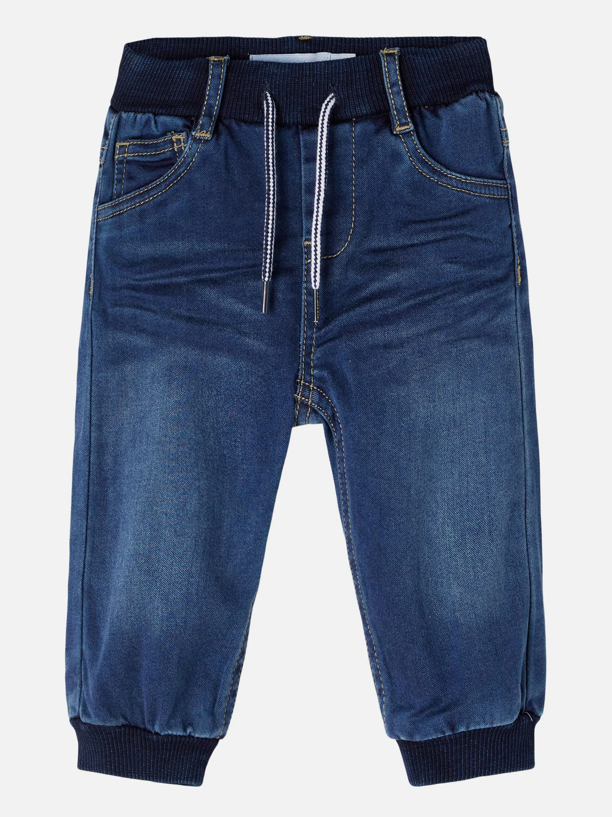 Baby Leggings mit Rippbündchen
