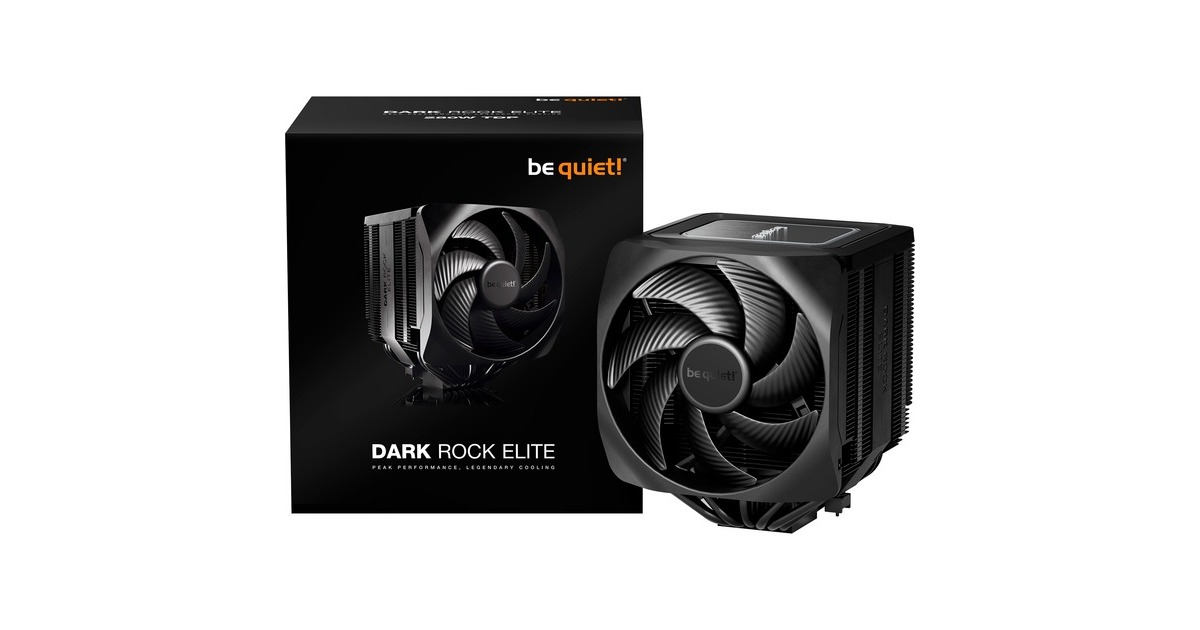 be quiet!Dark Rock Elite RGB CPU-koeler  (Zwart, 4-pins PWM fan-connector)