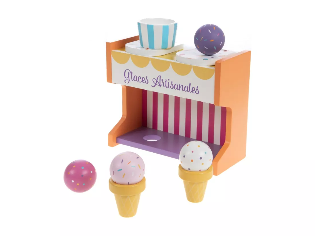 Jeu de glacier multicolore Mia 9x18x23 cm