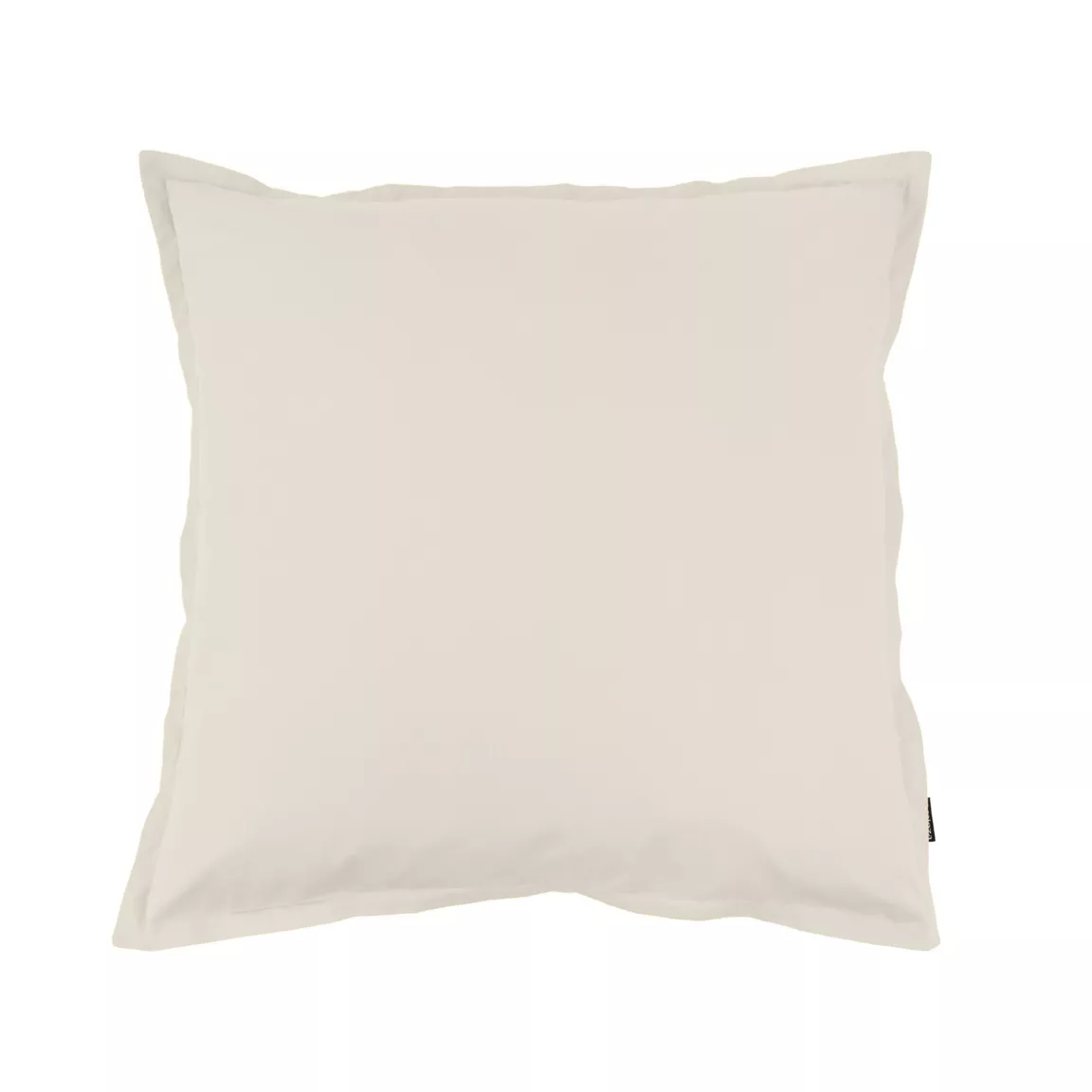 Taie d'oreiller carrée percale de coton (65 x 65 cm) Cali Beige