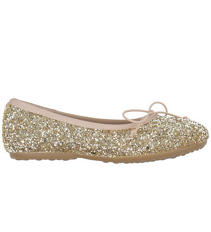 Bisgaard Ballerina Hausschuhe - Lucy - Gold Glitter