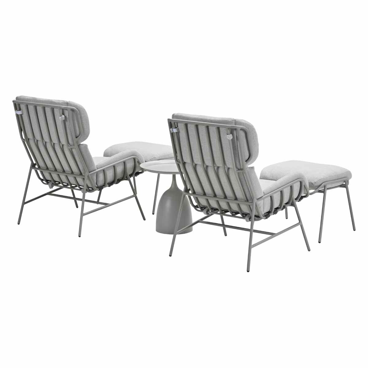 Garden Impressions Fresno - Mati taupe - 3-delig - loungestoelen