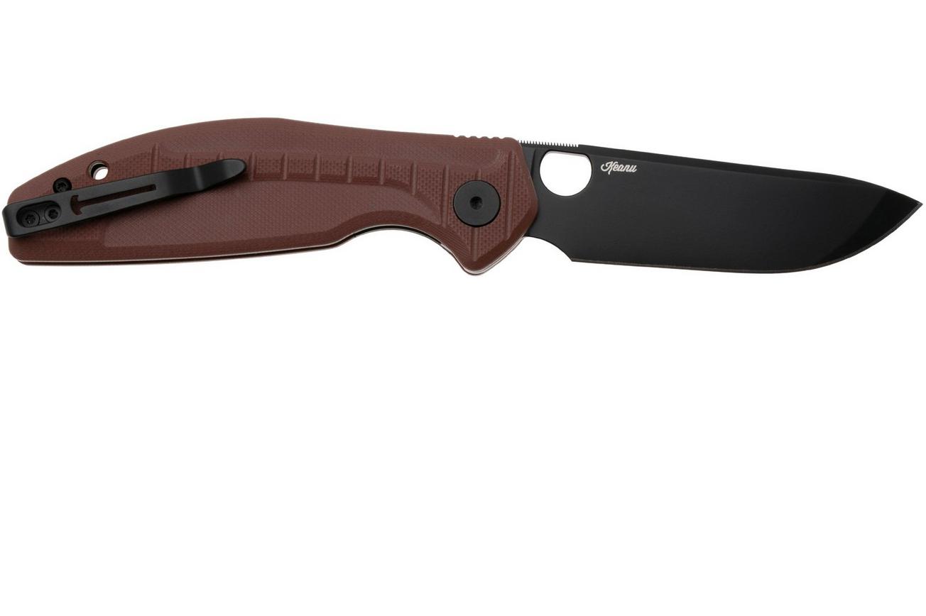 Bestechman Angry Owl BMK12D-2 PVD D2, Brown G10, zakmes