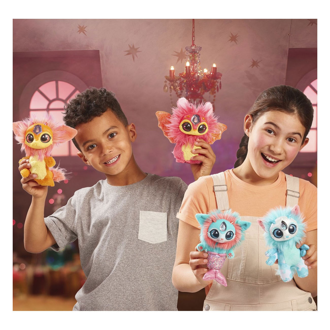 Magic Mixies Magical Gem Suprise Magische Ketel Vuur - Maak je Mixie Plushie