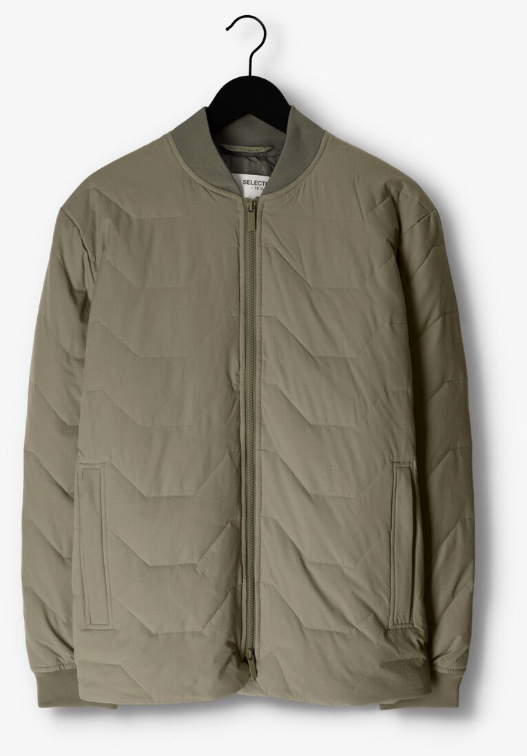 SELECTED HOMME groene selected homme gewatteerde jas slhdeckard redown bomber jkt 2023 w