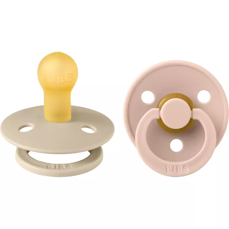 BIBS® Schnuller Colour Blush  Vanilla 0-6 Monate, 2 Stk.