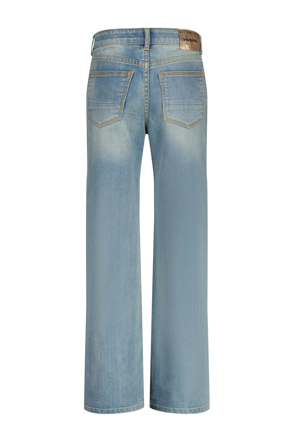 Vingino wide leg jeans Coco tinted mid blue