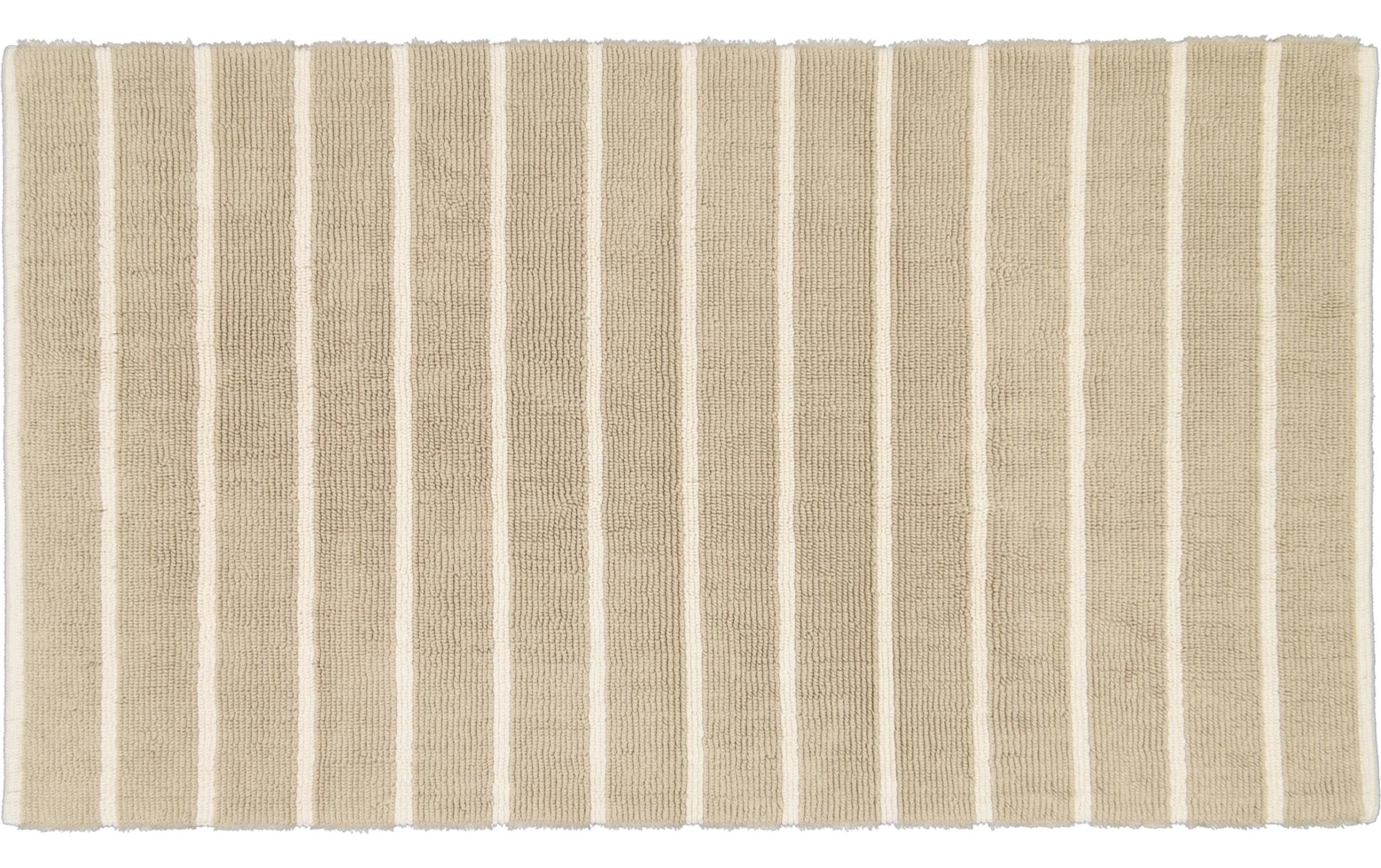 Badteppich Balance Doubleface 60 x 100 cm, Natur<br>Handgewebter Wende-Badteppich