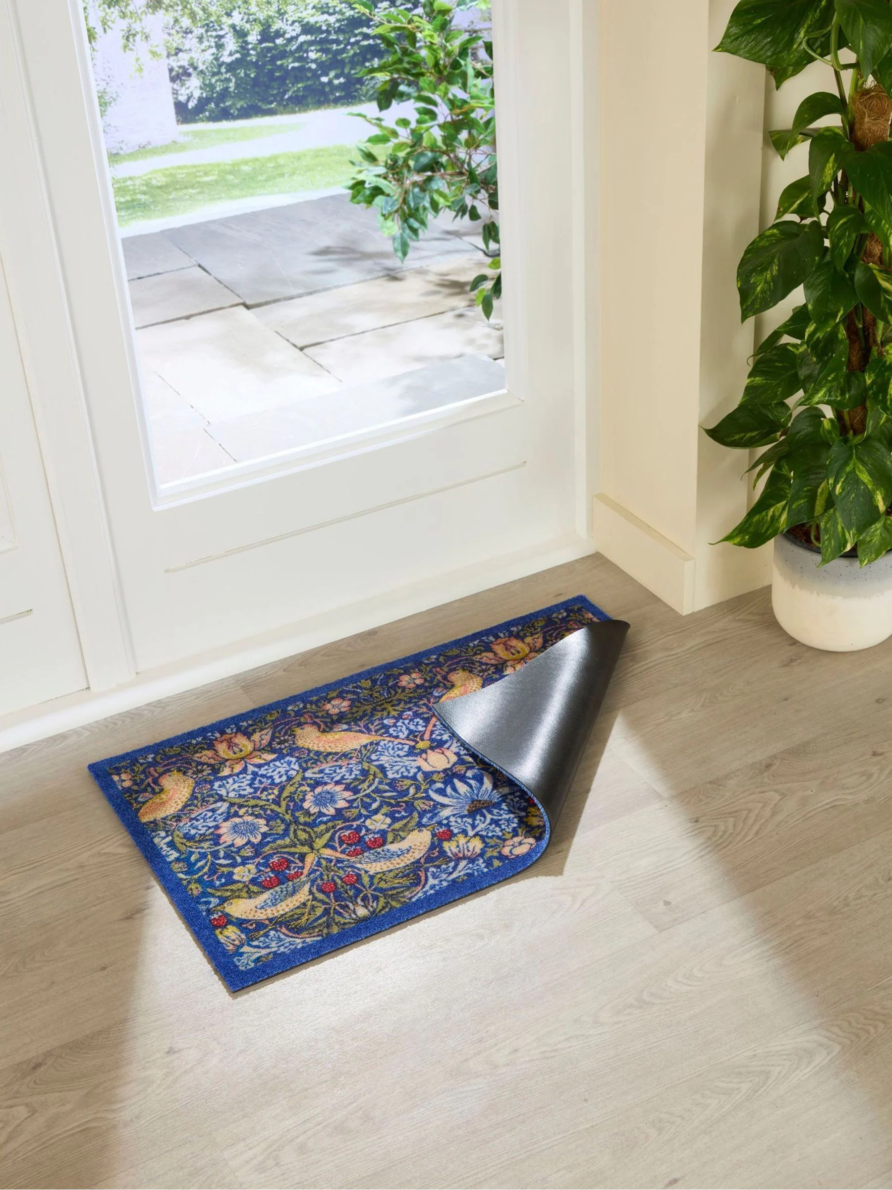 Artsy Mats William Morris Strawberry Thief Indoor Washable Doormat