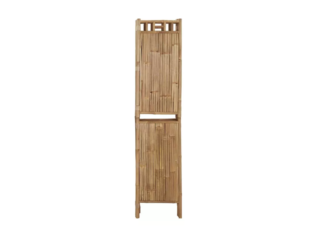 Cloison de séparation 5 panneaux Bambou 200x180 cm