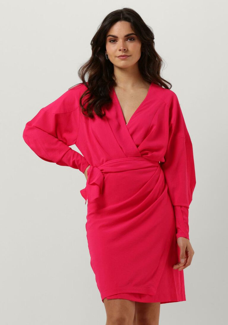 FREEBIRD roze freebird mini jurk wv-drape-pes-23-1
