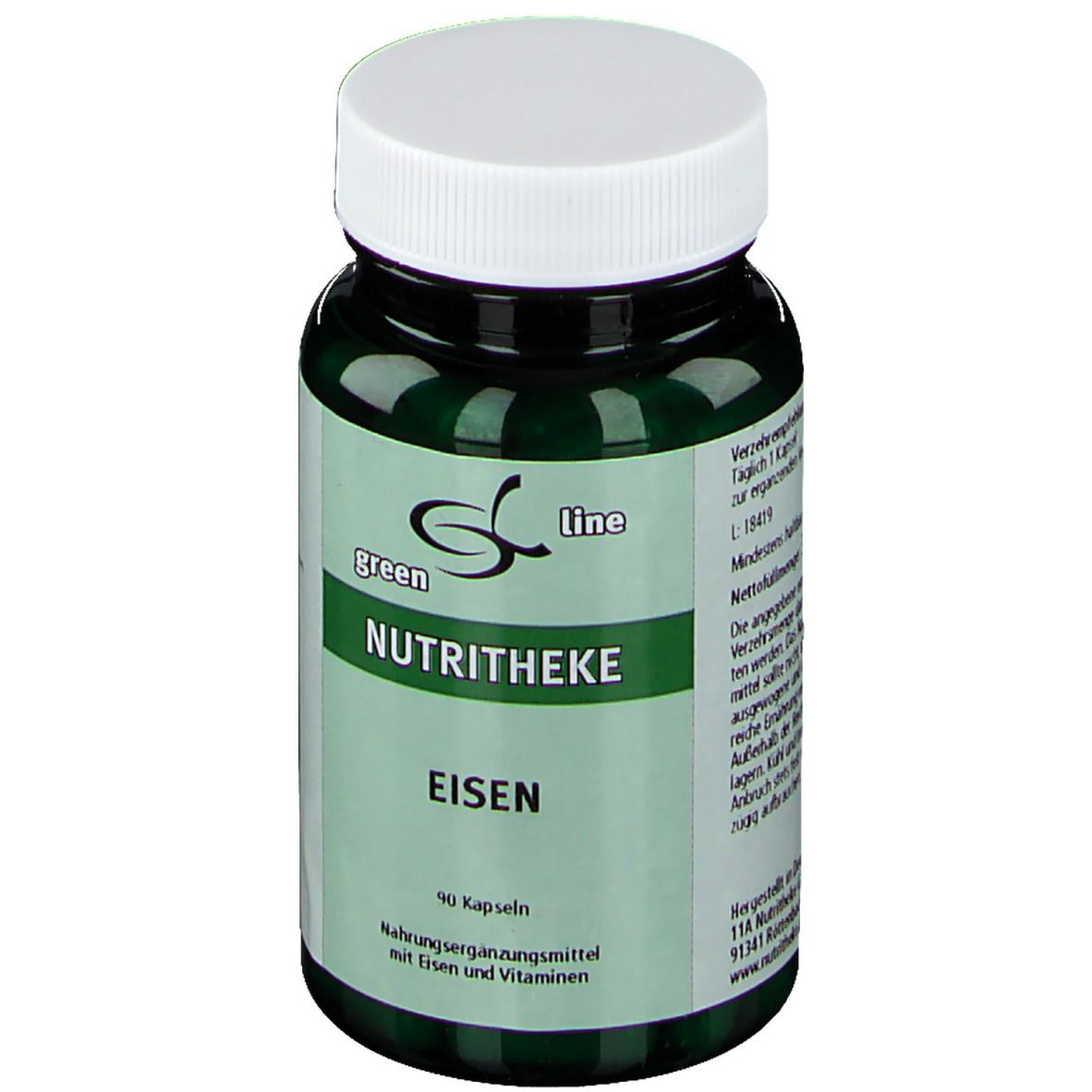 green line NUTRITHEKE Eisen