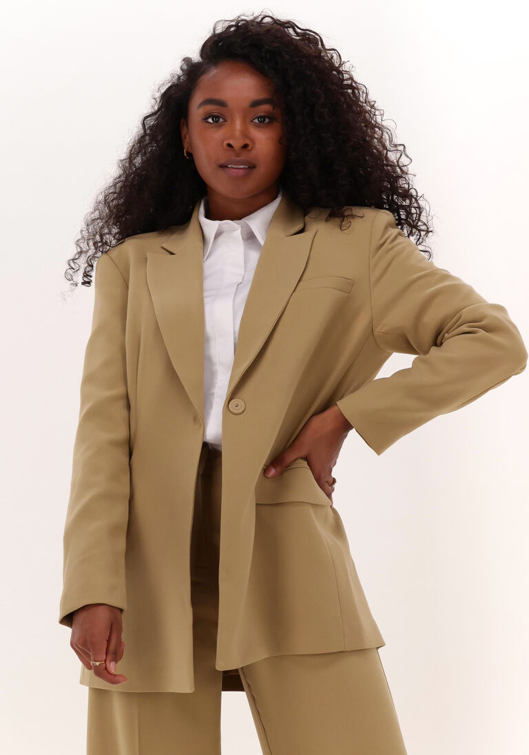 NOTES DU NORD khaki notes du nord blazer oliana blazer