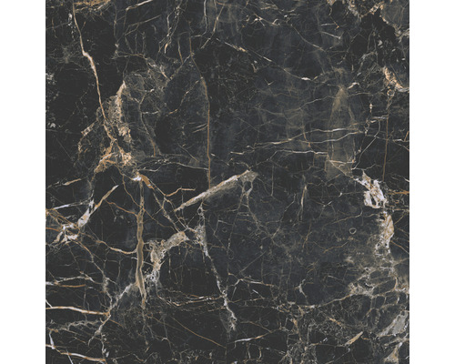 Porseleinen wand- en vloertegel Marquina 119,7 x 119,7 x 0,8 cm goud mat gerectificeerd