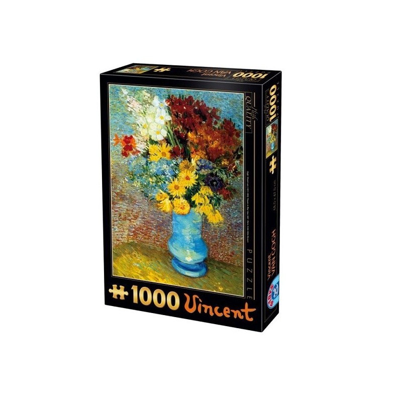Puzzle 1000 pièces - Van Gogh - Fleurs dans un vase