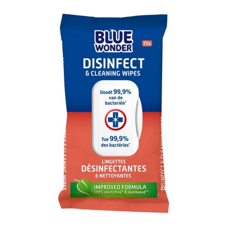 Blue Wonder | Desinfectiedoekjes | 6 x 72 stuks