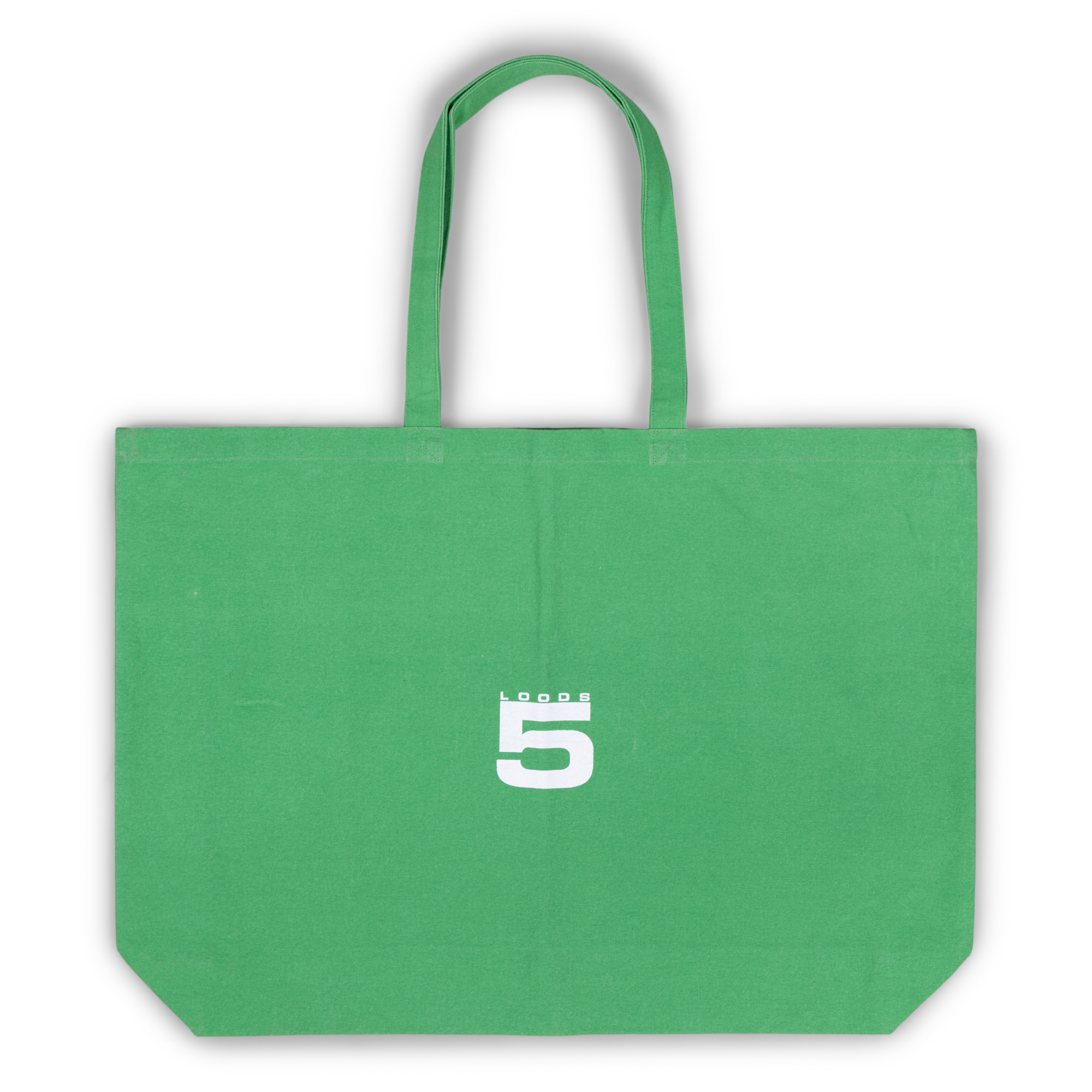 Canvas tas large - vibrant green