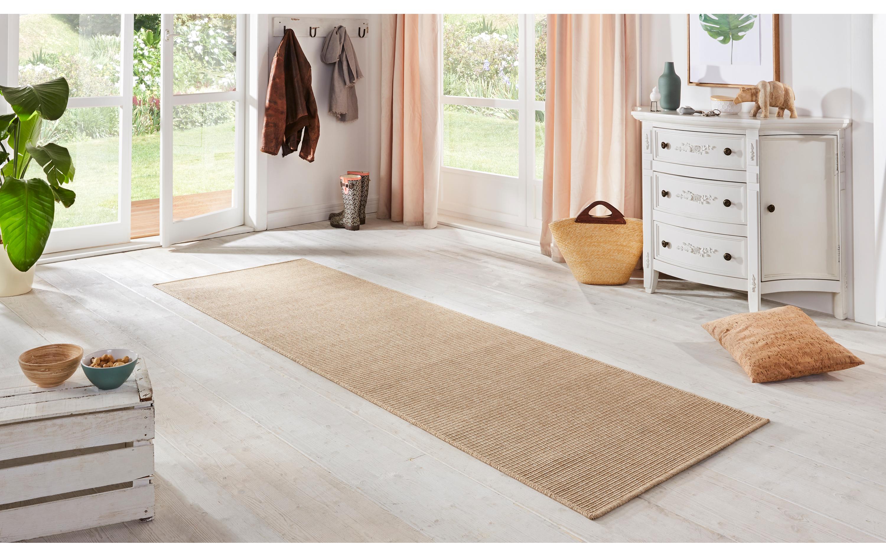 Teppich Sisal 80 cm x 150 cm, BeigeIn- & Outdoor Teppichläufer