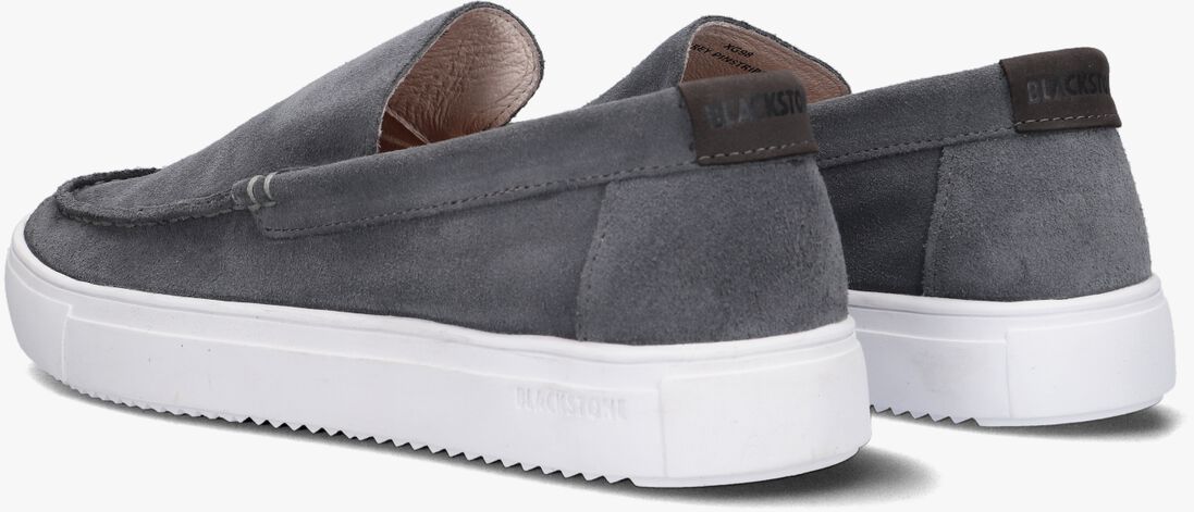 grijze blackstone loafers giulio