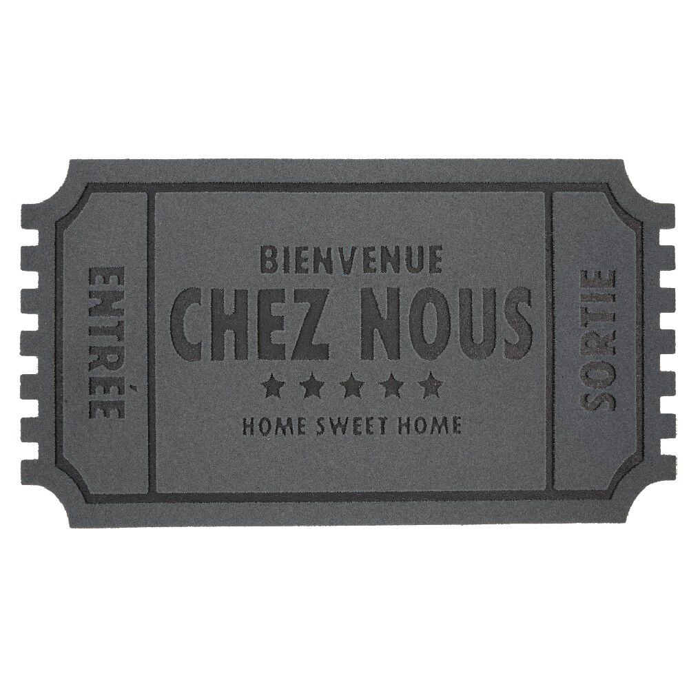 Paillasson antidérapant design Bienvenue Chez Nous