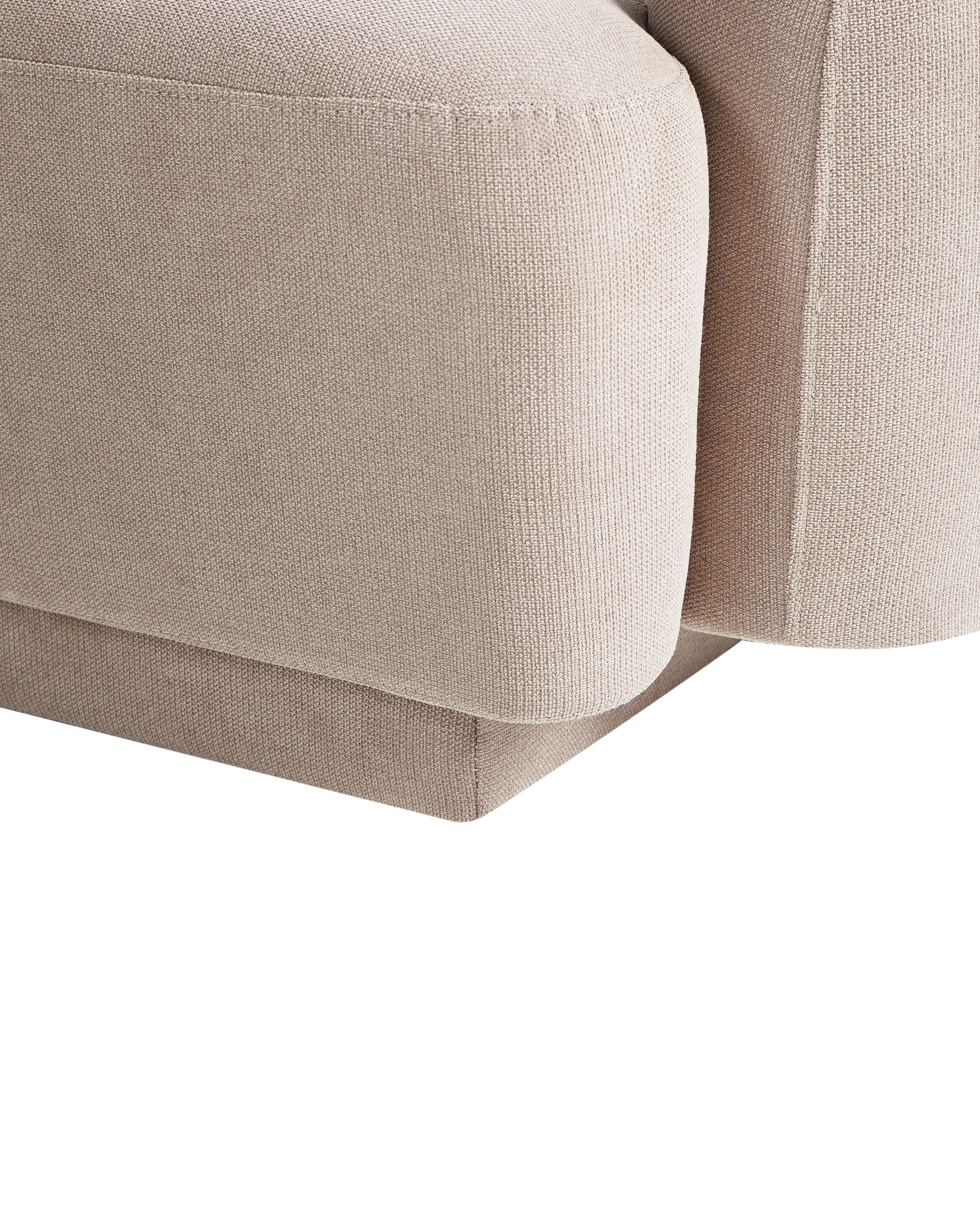Fauteuil SKJANES Stof Taupe
