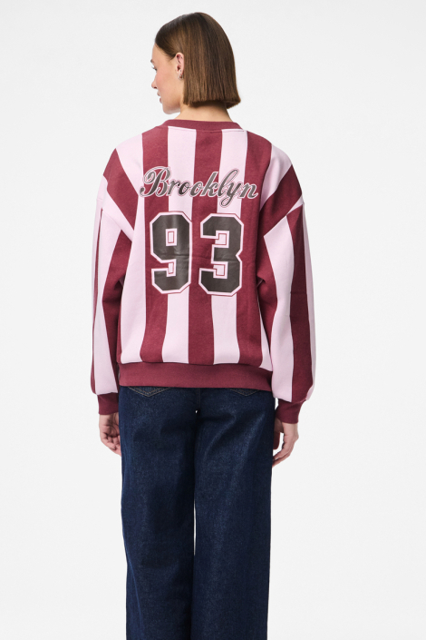 Pieces paarse dames sweater
