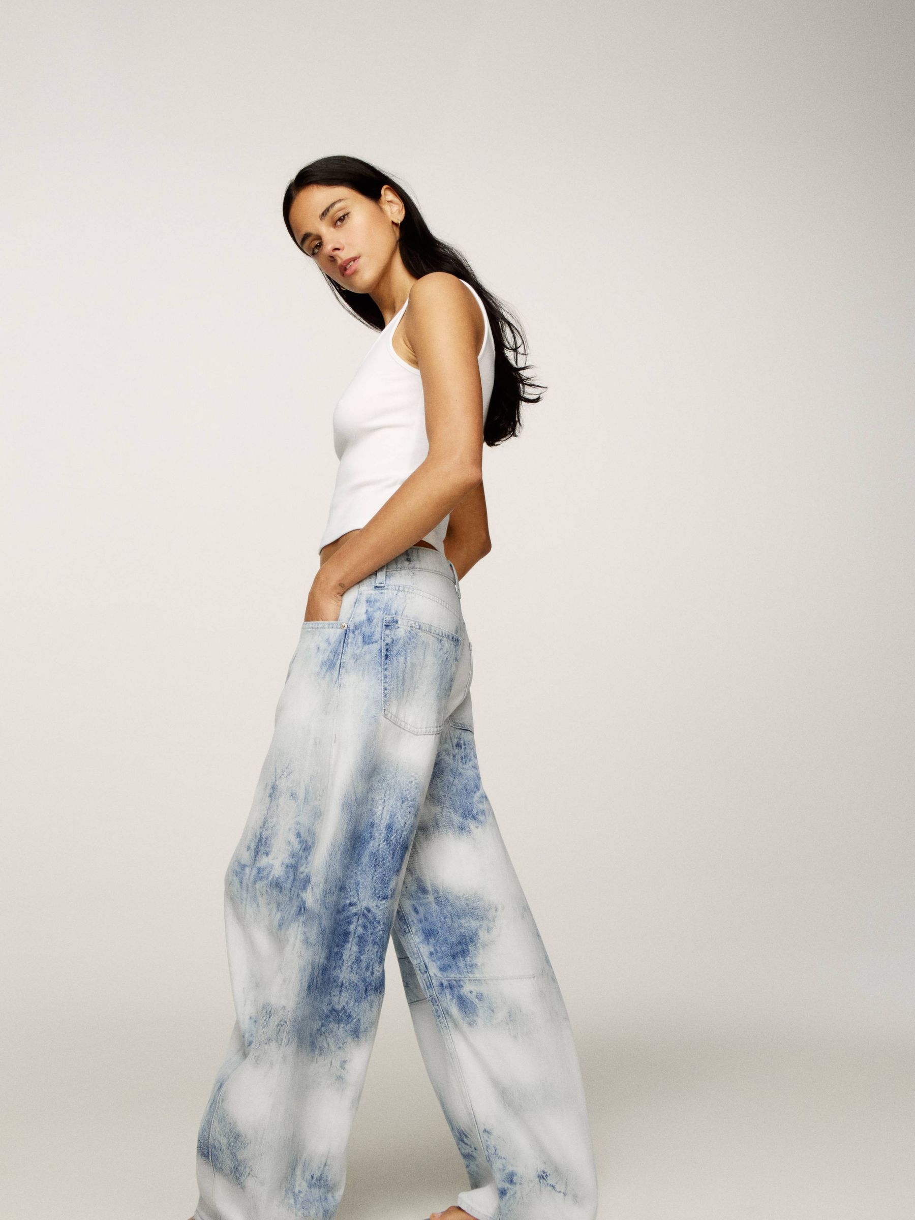 Gap UltraSoft jeans met hoge taille en hoefijzervormige pijpen