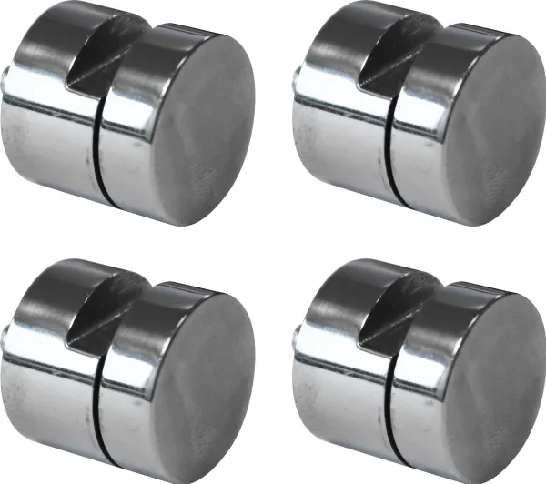 Home>it® beslag til stænkplader og spejle rustfri stål 4 stk.