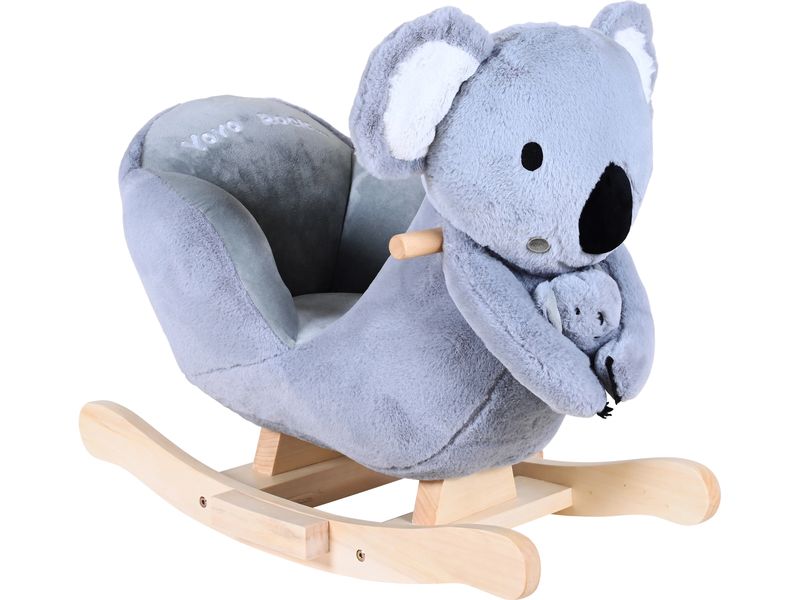 Knorrtoys Schaukeltier Koala Grau Robustes Schaukelspielzeug