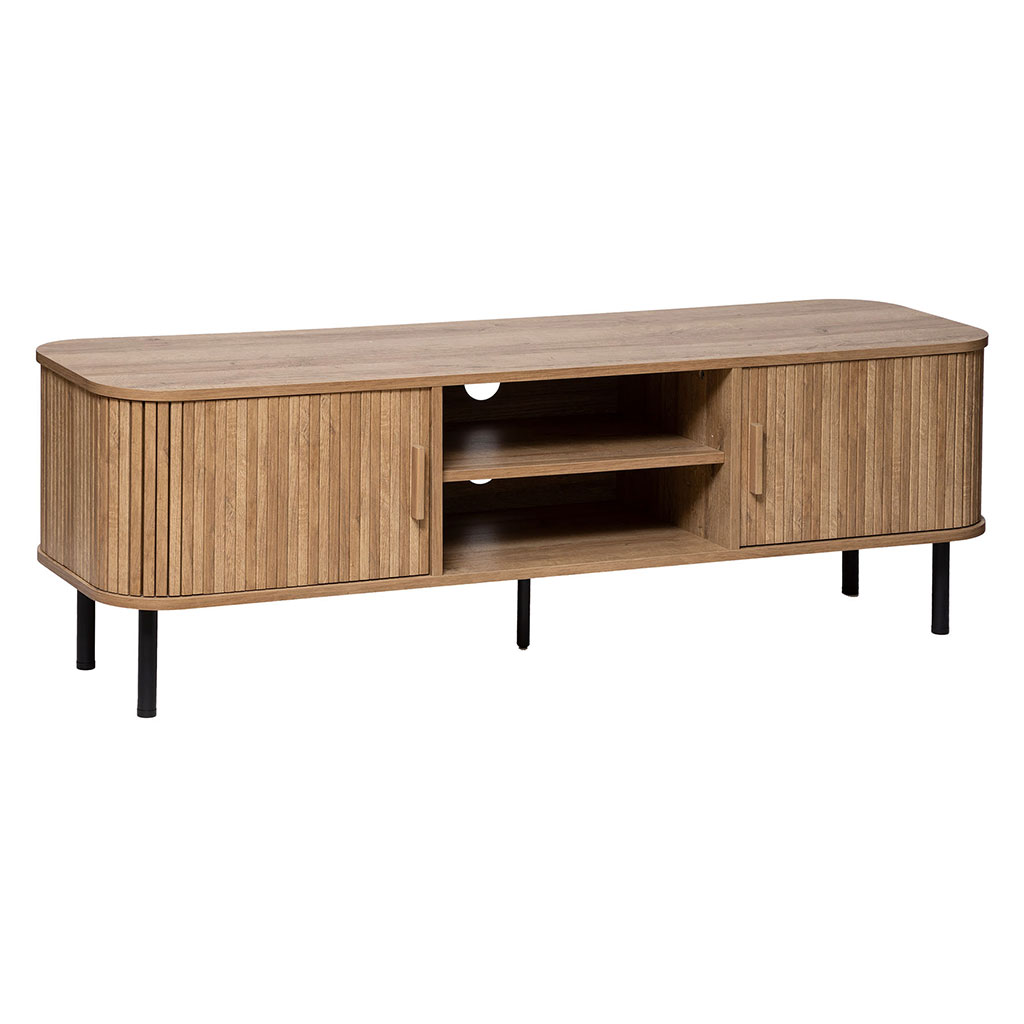 Meuble tv 2 portes Colva 140x53x40cm