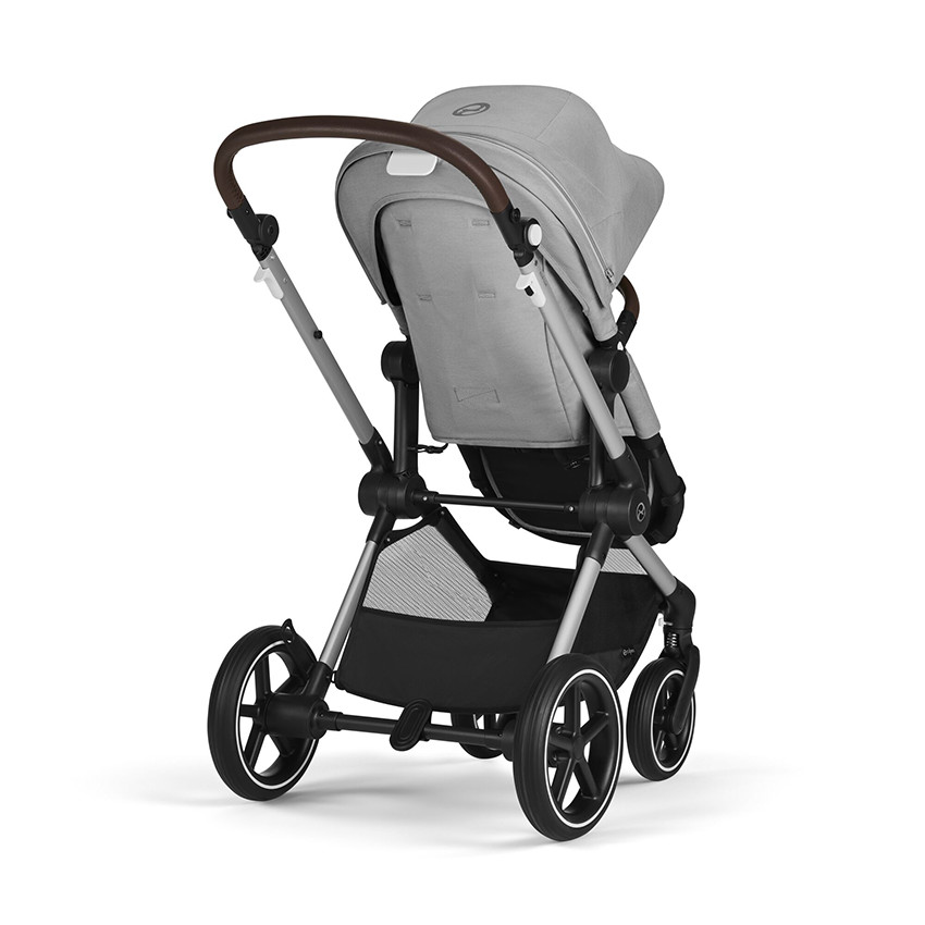 Poussette 2 en 1 Eos Lux silver/lava grey + siège-auto Aton B2 i-Size