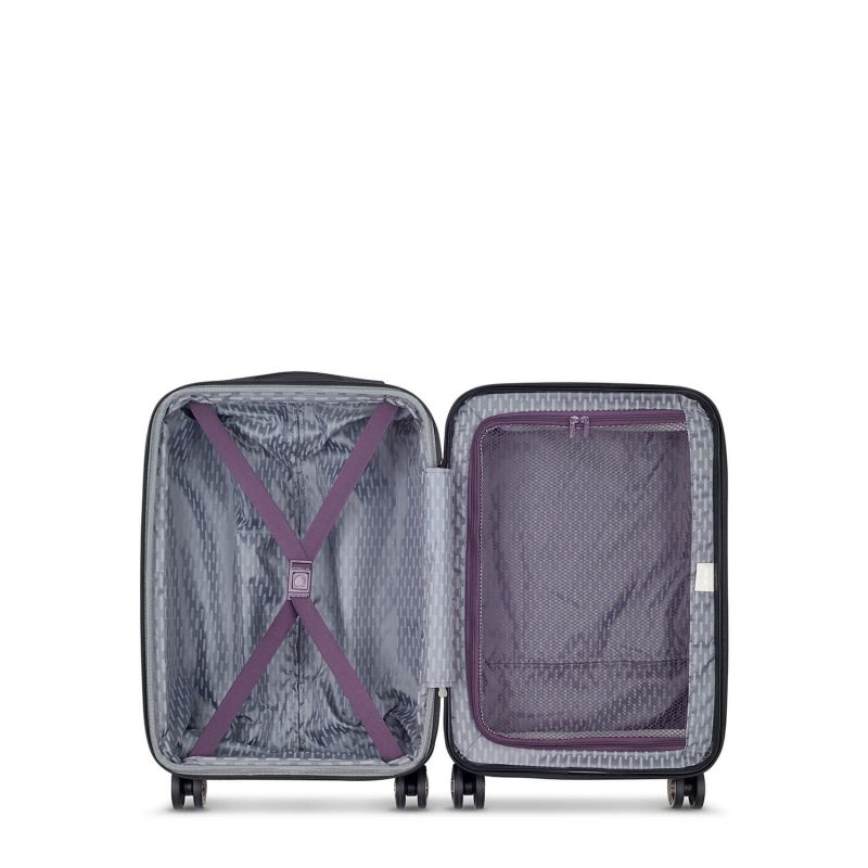 Valise cabine rigide Air Armour Extensible 55 cm Violet foncé