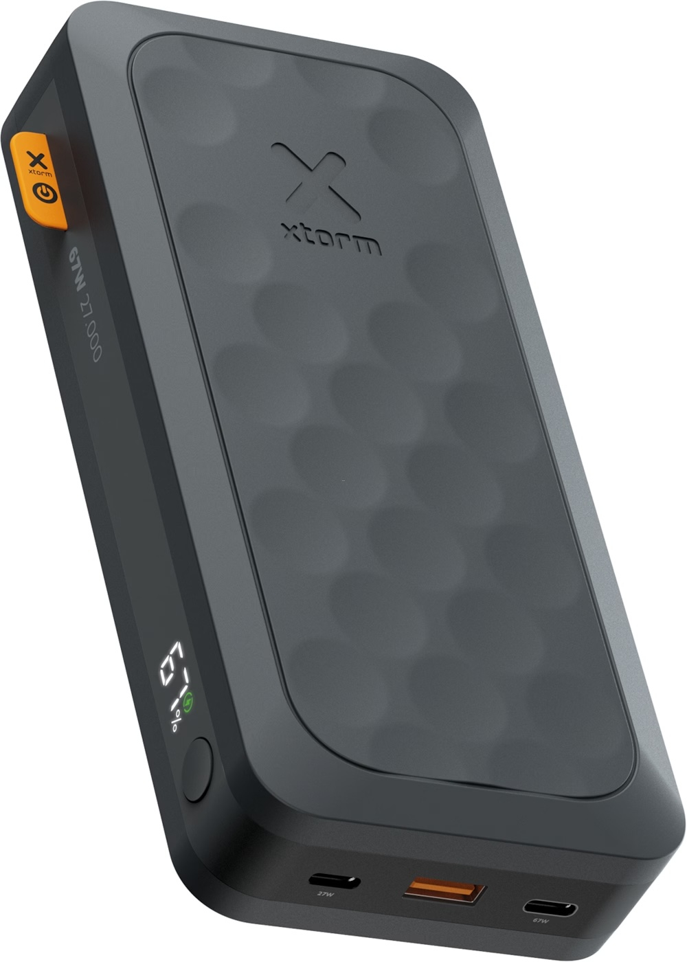 (67W) 27000mAh Fuel Series 5 Dual USB C / USB A Powerbank Power Delivery Ladegerät (FS5271) Midnight Black