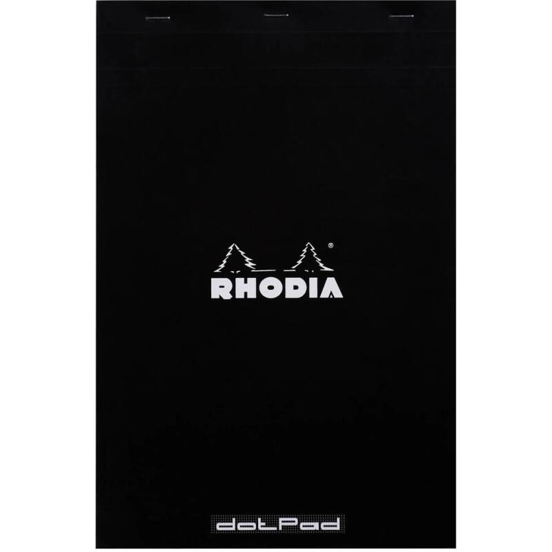 Bloc agrafé dotPad N°19 A4+ 80 feuilles DOT 80 g. - Noir