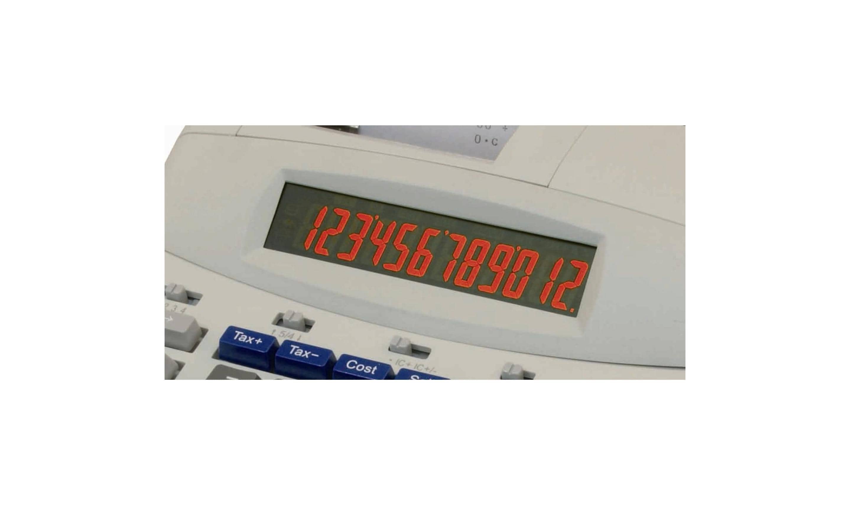 Bürorechner CPD 512 mit Druckfunktion<br>Tischrechner mit zweifarbiger Druckfunktion