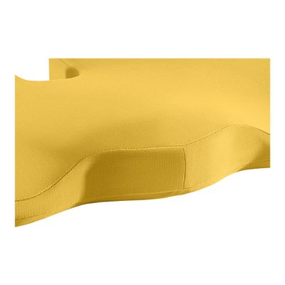 Leitz Ergo Cosy - Coussin de siège ergonomique - jaune chaleureux