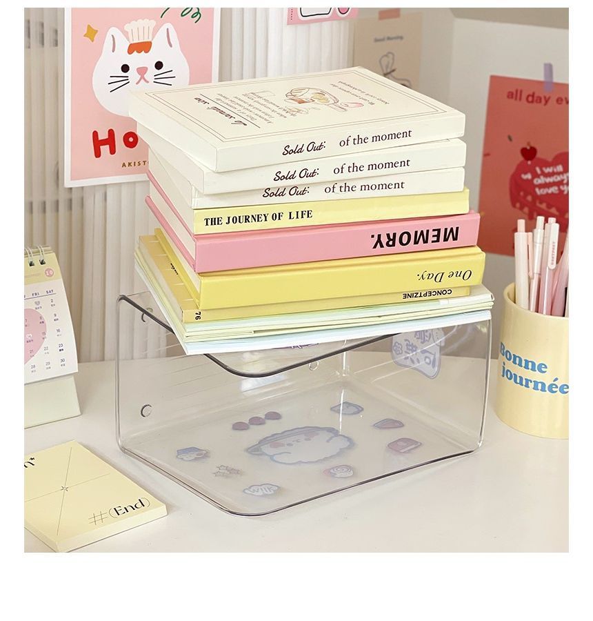 Yunikon - Transparante plastic bureau-organizer