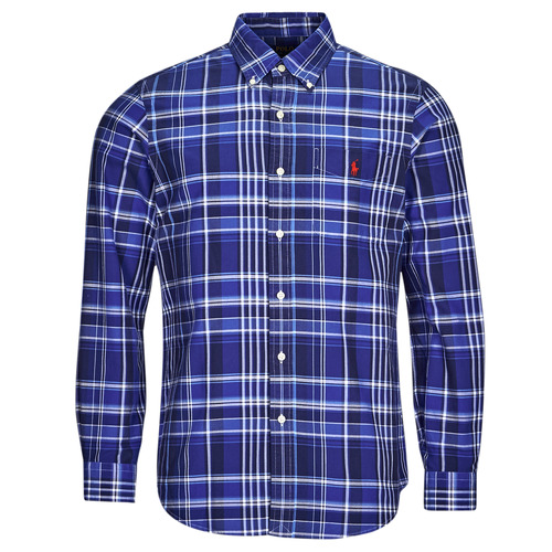 Polo Ralph Lauren - CHEMISE COUPE DROITE EN OXFORD Azul / Azul / Multiple